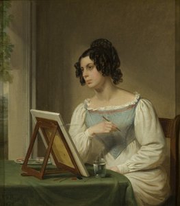 Harriet Isaac door Edward Villiers Rippingille