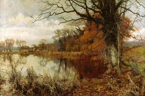 Het milde jaar nadert, 1896 door Edward Wilkins Waite