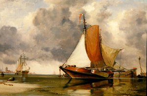 Nederlandse Aak door Edward William Cooke