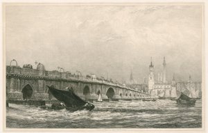London Bridge door Edward William Cooke