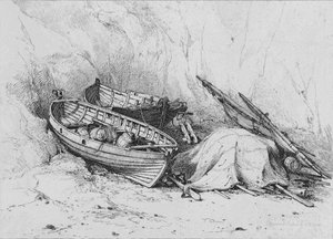 Op het strand van Cromer, ca. 1828
