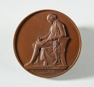Medaille voor Francis Chantrey door Edward William Wyon
