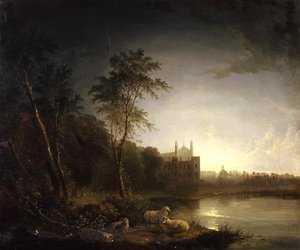 Eton College bij maanlicht