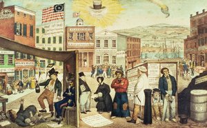 The Times, uitgegeven door H.R. Robertson, New York, 1837 door Edward Williams Clay