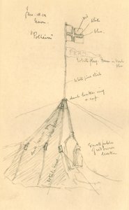 Amundsens tent op de Zuidpool, 18 januari 1912, 1913