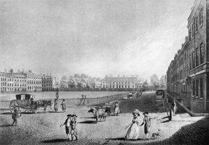 Uitzicht op Bloomsbury Square, 1787