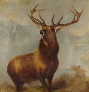 Monarch van de Glen door Edwin (after) Landseer