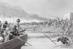 Verovering van het Zee-Land door de Kassieten door Edwin A. Morrow