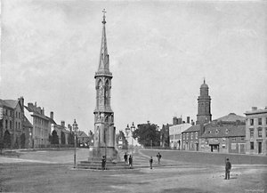 Banbury Cross, c1896 door Edwin A. Walford