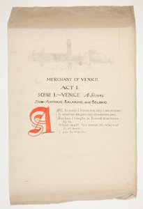 1e pagina van door Edwin Austin Abbey