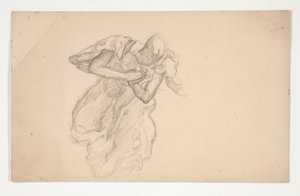 Een Engel door Edwin Austin Abbey