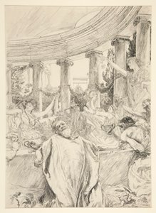 Apemantus door Edwin Austin Abbey