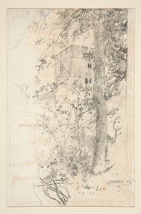 Architectonische Studie door Edwin Austin Abbey