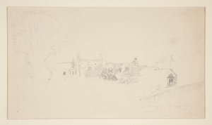 Architectonische studie (recto); Sierlijke schetsen (verso)