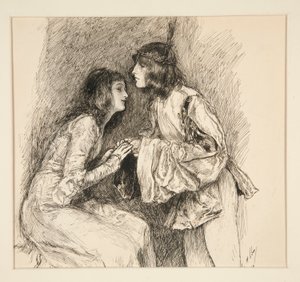 Bassanio door Edwin Austin Abbey