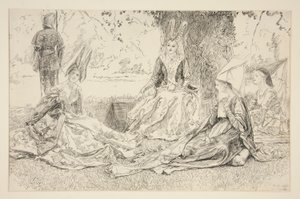 Voor de prinses door Edwin Austin Abbey