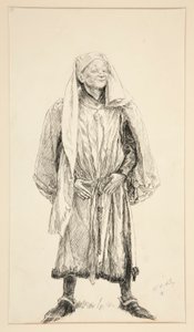 Boyet - Act V, Scene II, Liefde door Edwin Austin Abbey