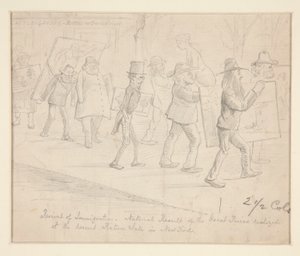 Cartoon door Edwin Austin Abbey