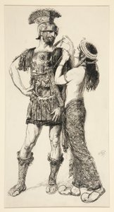 Cleopatra door Edwin Austin Abbey