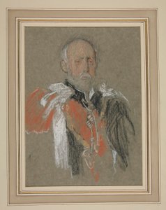 Kroning van Edward VII Portret: Prins Christiaan van Sleeswijk-Holstein door Edwin Austin Abbey