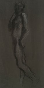 Vroege figuurstudie door Edwin Austin Abbey