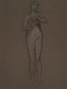 Vroege studie door Edwin Austin Abbey