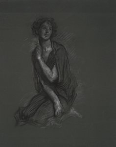 Figuurstudie door Edwin Austin Abbey