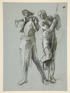Figurenstudie door Edwin Austin Abbey