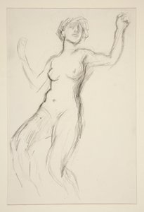 Figurenstudie door Edwin Austin Abbey