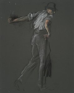 Figurenstudie door Edwin Austin Abbey