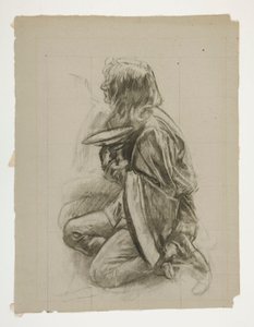 Figurenstudie voor Koning Arthur