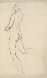 Figurenstudie voor De uren (3 uur) - muurschildering in het State Capitol-gebouw in Harrisburg, Pennsylvania, 1902-1911 (voltooid door John Singer Sargent)