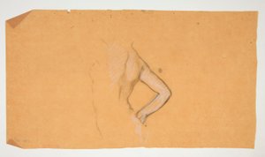 Figurenstudie voor muurschildering in het State Capitol gebouw in Harrisburg, Pennsylvania, 1902-1911 door Edwin Austin Abbey