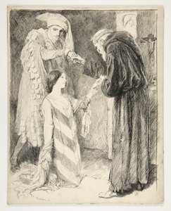 Broeder Laurence door Edwin Austin Abbey