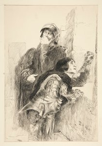 Gloster door Edwin Austin Abbey
