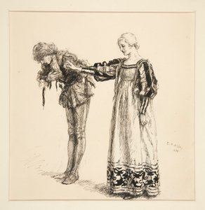 Gratiano door Edwin Austin Abbey