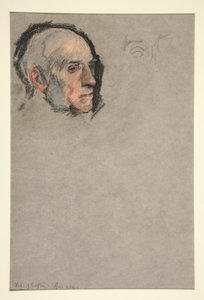 Hoofd van een man, Kroningsportret van Edward VII door Edwin Austin Abbey