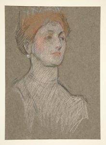 Hoofd van een vrouw, Kroning van Edward VII