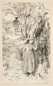 Illustratie voor door Edwin Austin Abbey