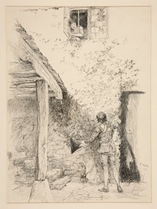 Illustratie door Edwin Austin Abbey