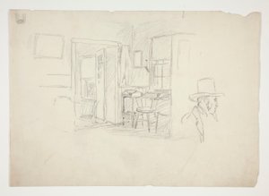 Interieurstudie door Edwin Austin Abbey