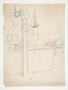 Interieurstudie door Edwin Austin Abbey