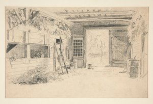 Interieurstudie door Edwin Austin Abbey