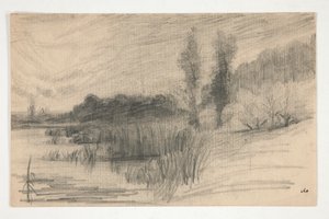 Landschap bij water
