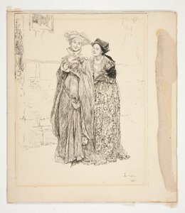 Mevrouw Ford door Edwin Austin Abbey