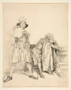 Parolles door Edwin Austin Abbey