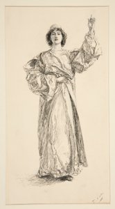 Portia door Edwin Austin Abbey