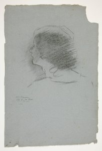 Portret van mevrouw Richardson door Edwin Austin Abbey