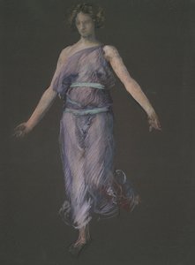Mogelijke figuurstudie door Edwin Austin Abbey