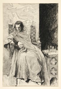 Schets voor King John, uit King John door Edwin Austin Abbey